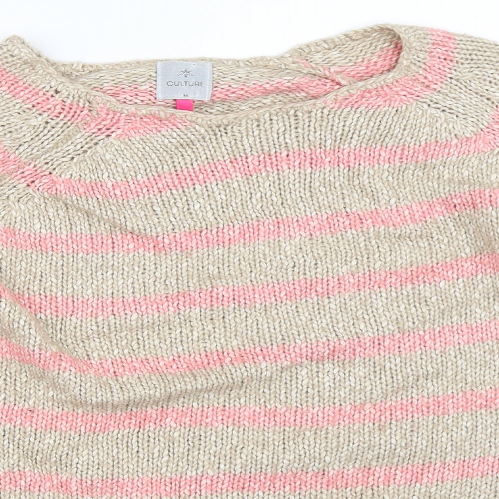 CULTURE Womens Beige   Pullover Jumper Size M