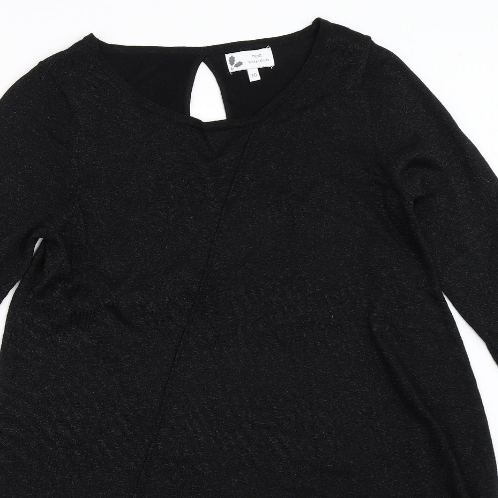 NEXT Womens Black   Pullover Jumper Size 10