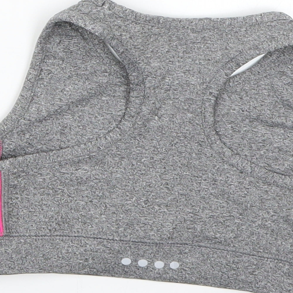 Matalan Girls Grey   Basic T-Shirt Size 6-7 Years