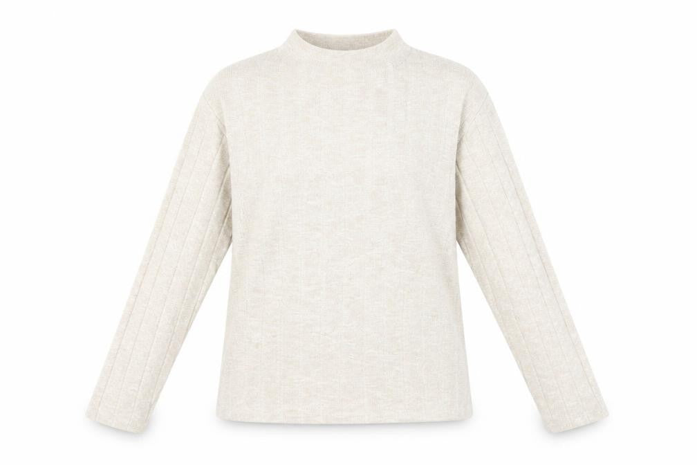 Marks and Spencer Womens Beige   Pullover Jumper Size 14