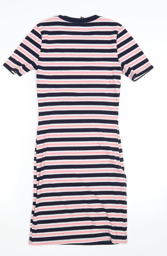 H&M Womens Multicoloured Striped  Mini  Size 38