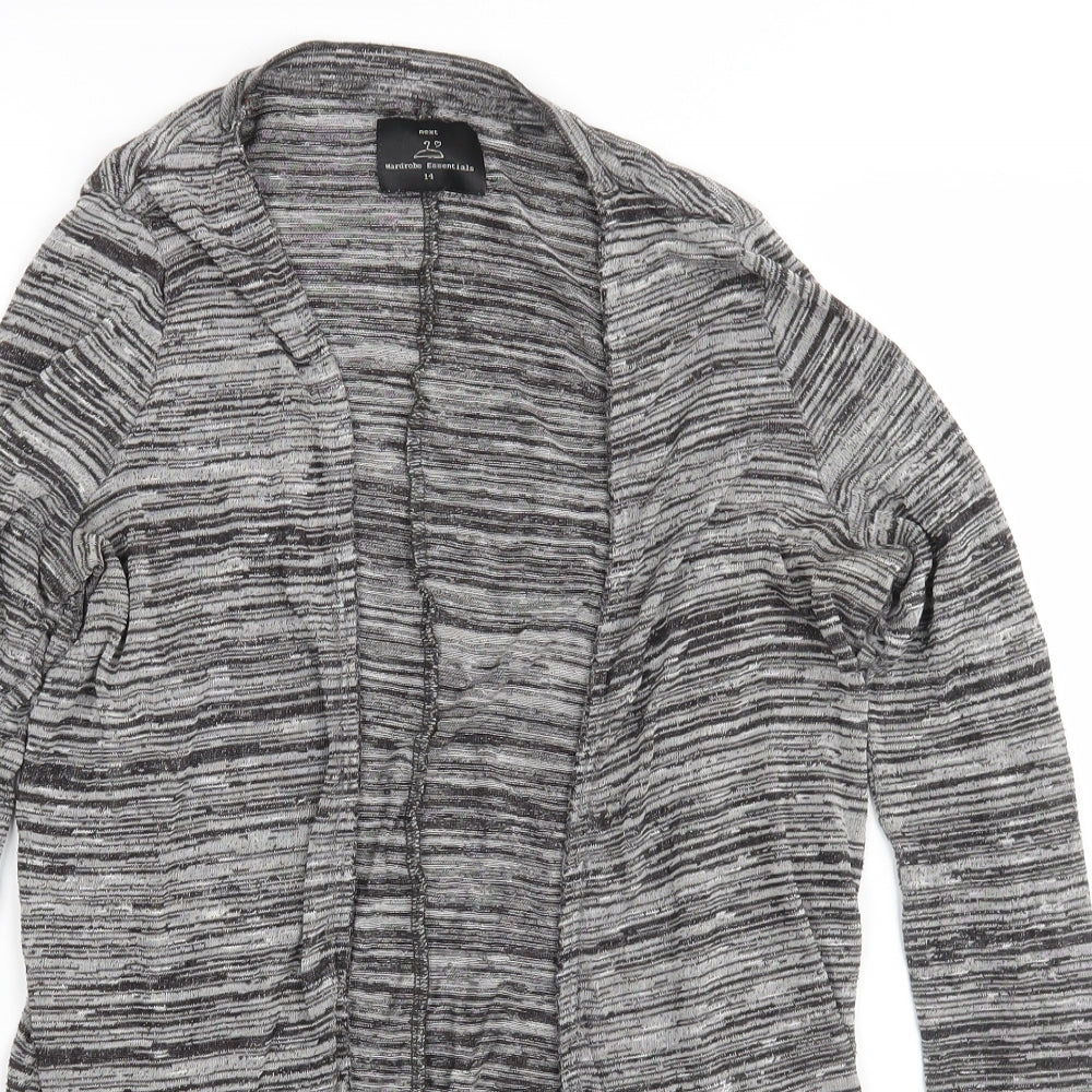 NEXT Womens Grey   Cardigan Jumper Size 14