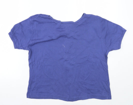 Essentials Womens Blue   Basic T-Shirt Size 20