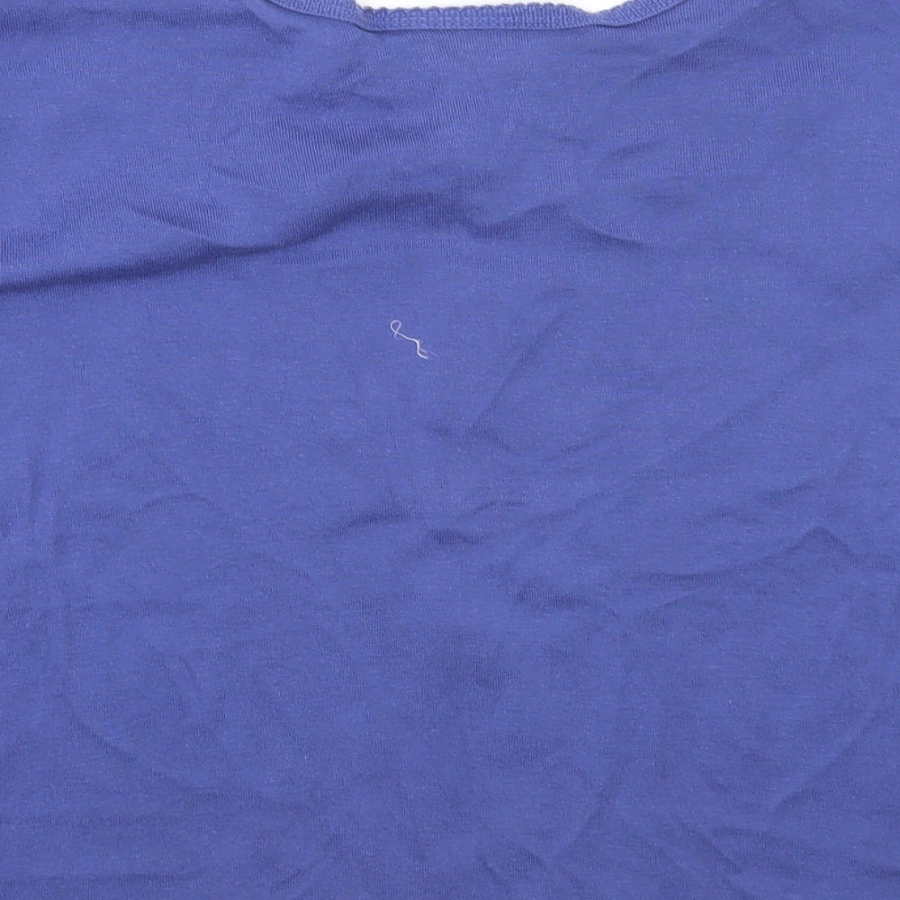 Essentials Womens Blue   Basic T-Shirt Size 20