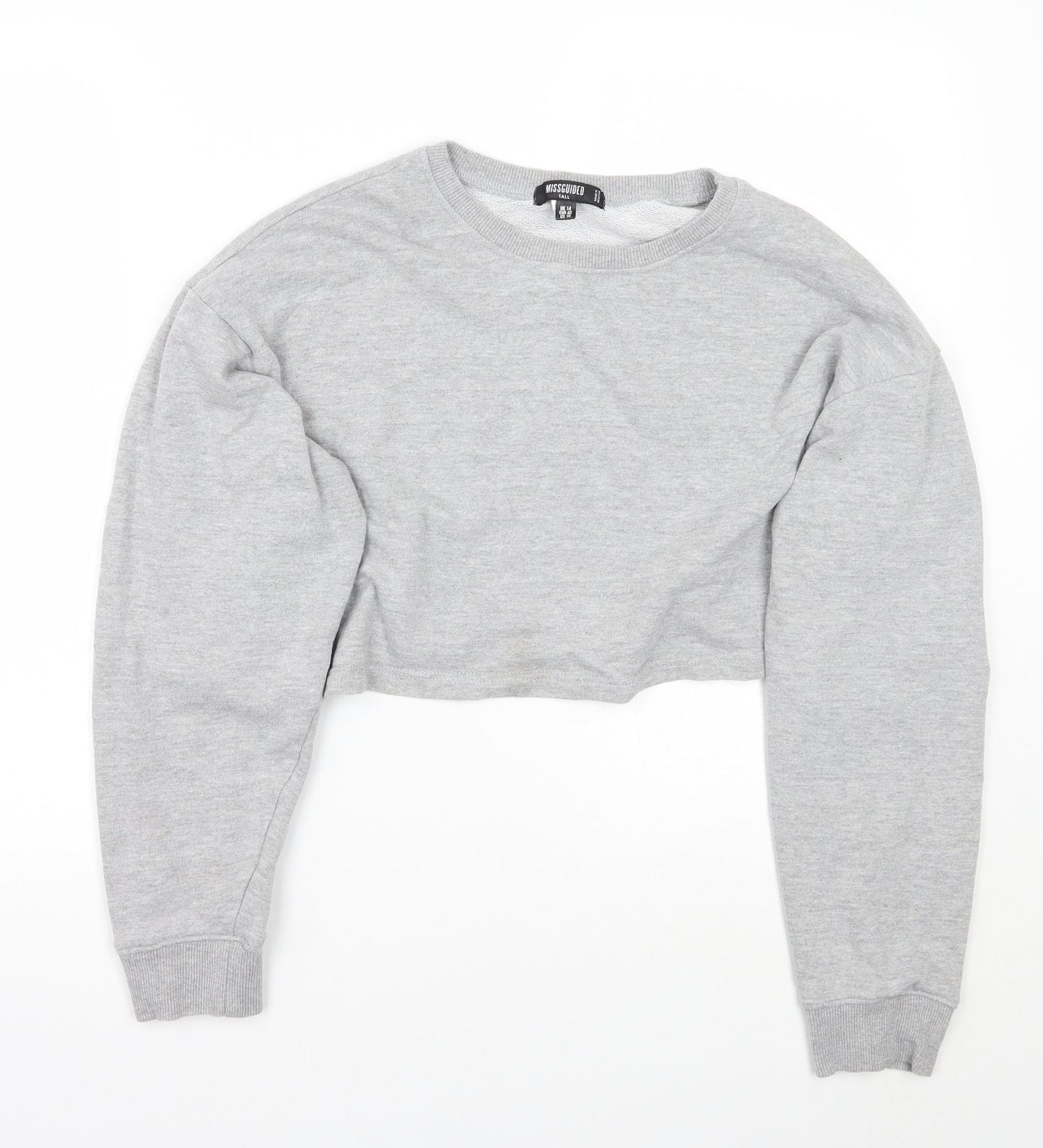 Missguided Womens Grey   Pullover Jumper Size 14