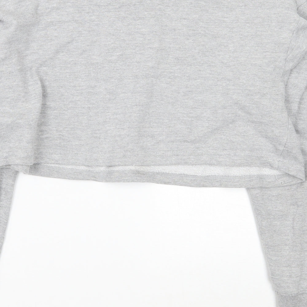Missguided Womens Grey   Pullover Jumper Size 14