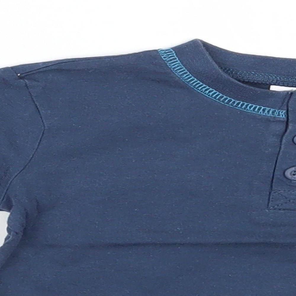 F&F Boys Blue   Basic T-Shirt Size 6-9 Months