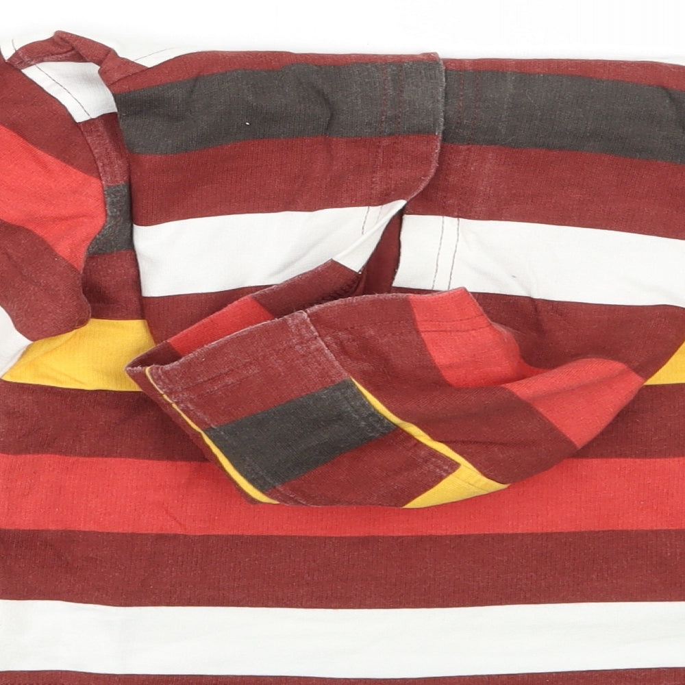 George Boys Brown Striped  Pullover Hoodie Size 2 Years