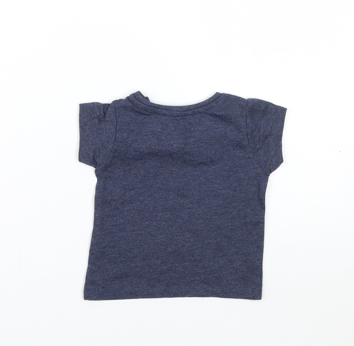Primark Girls Blue   Basic T-Shirt Size 0-3 Months