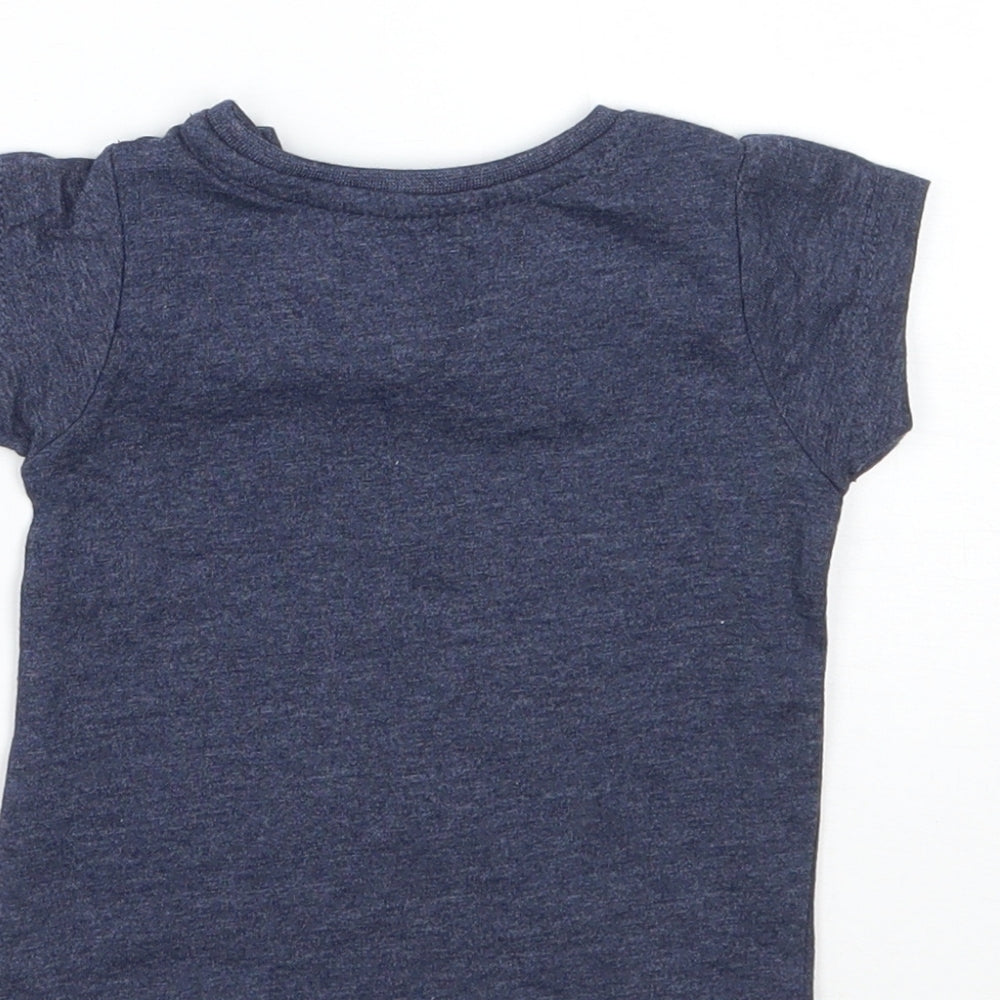 Primark Girls Blue   Basic T-Shirt Size 0-3 Months