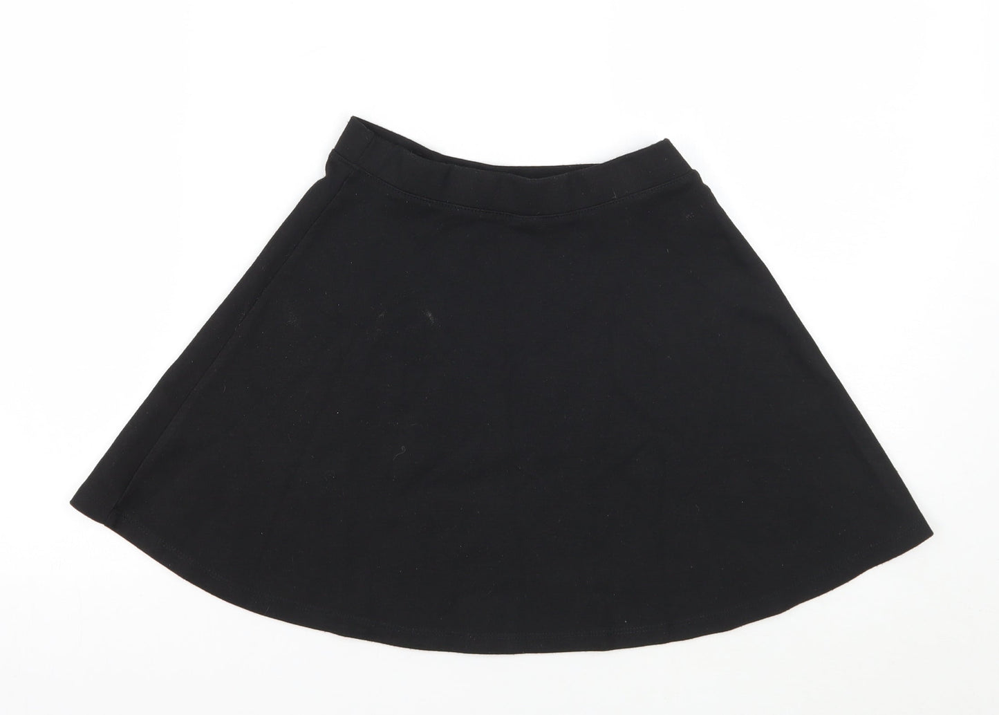 TU Girls Black   A-Line Skirt Size 9 Years - School wear