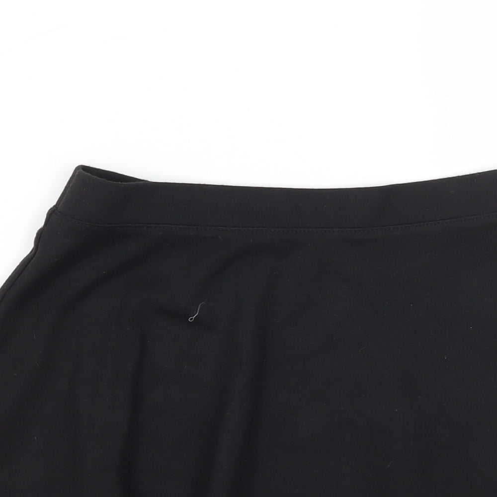 TU Girls Black   A-Line Skirt Size 9 Years - School wear