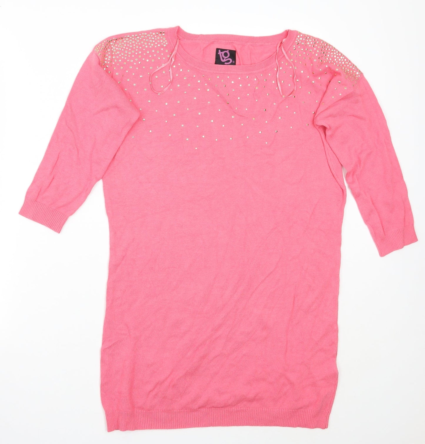 TG Womens Pink   Pullover Jumper Size 12