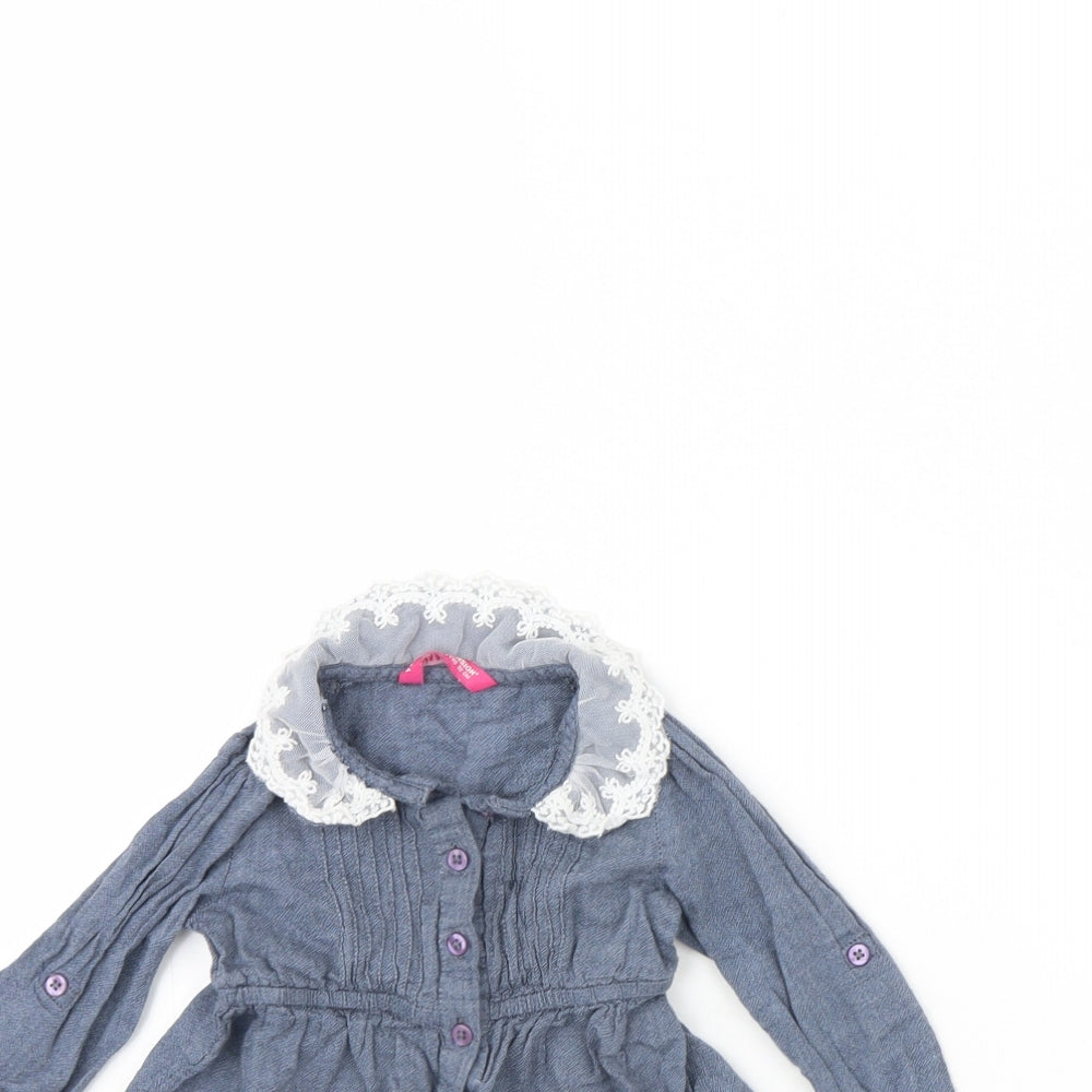 Young Dimension Girls Blue   Fit & Flare  Size 18 Months