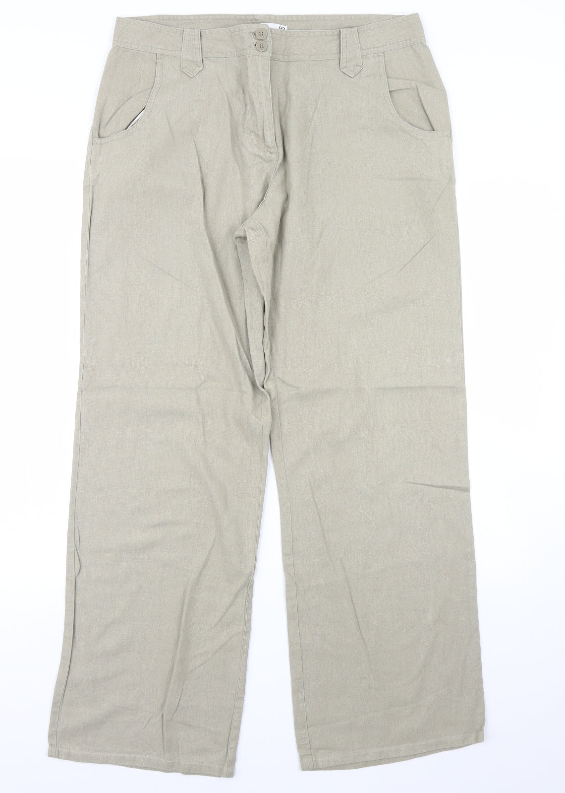 EA Womens Beige   Trousers  Size 14 L32 in