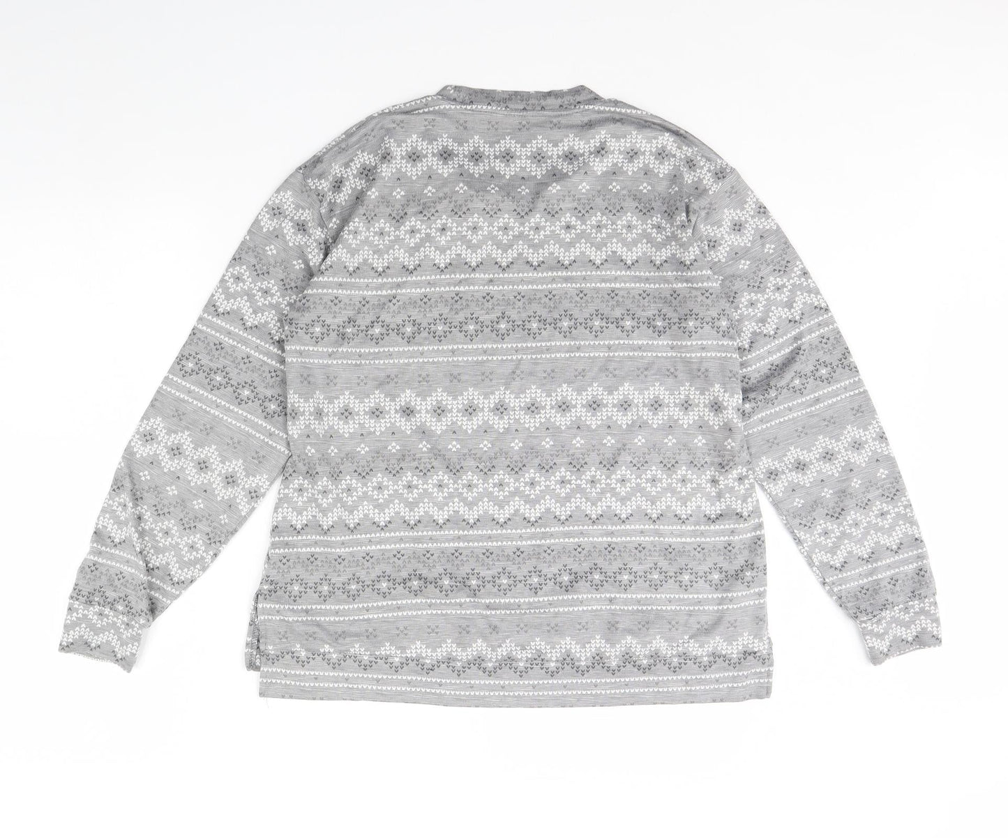Dunnes Stores Womens Grey Striped  Pullover Jumper Size S