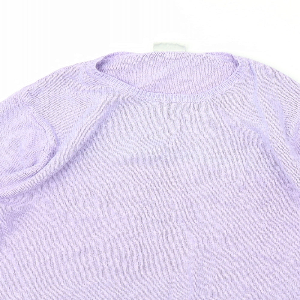 Joie De Vivre Womens Purple   Pullover Jumper Size S