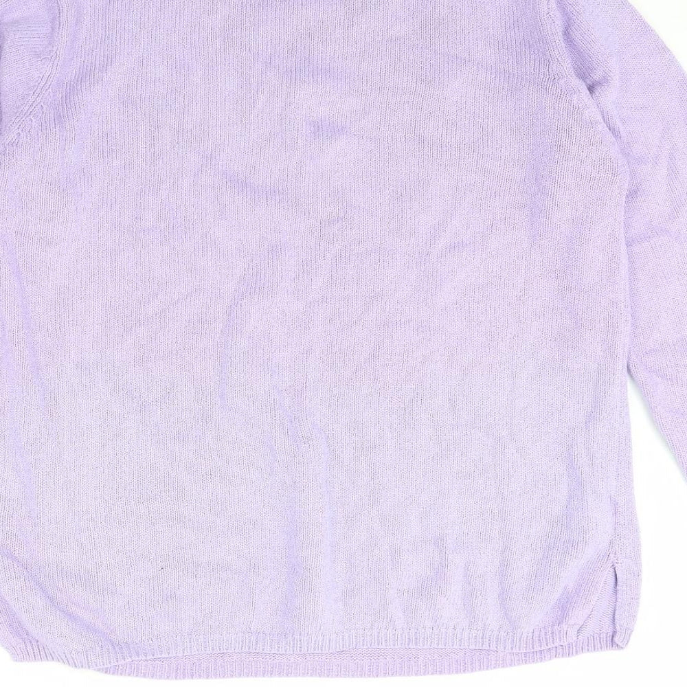 Joie De Vivre Womens Purple   Pullover Jumper Size S