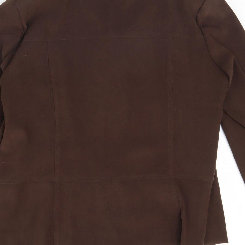 Roman Womens Brown   Jacket  Size 16  - Shoulder Pads