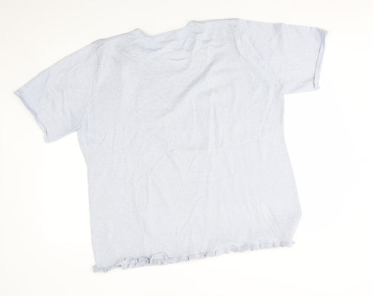 Finnkarelia Womens Blue   Basic Blouse Size 2XL
