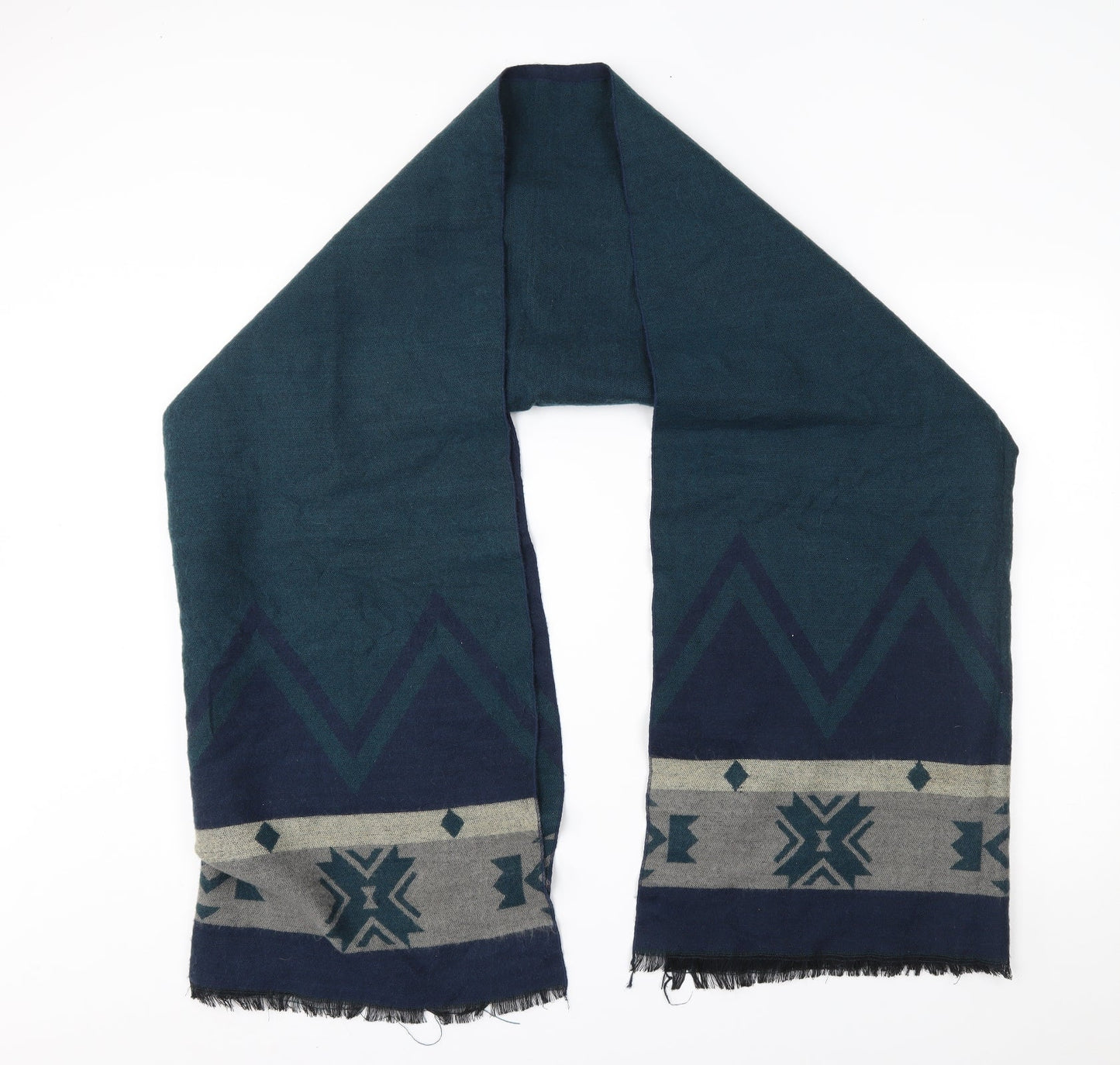 Preowrn Womens Blue    Scarf