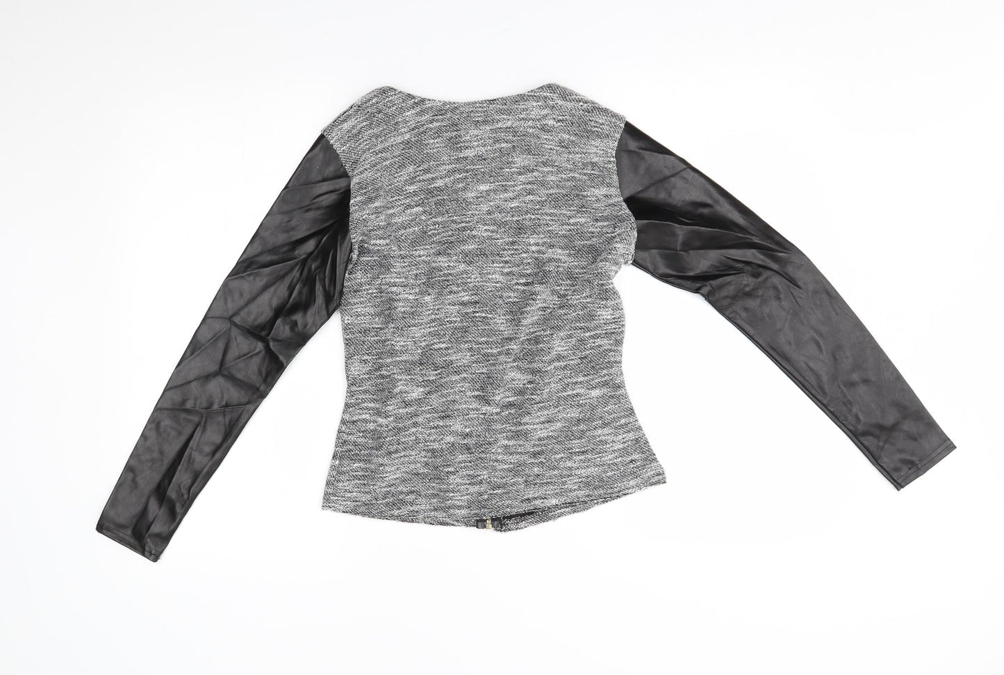 rock & rags Womens Grey   Full Zip Jumper Size XS