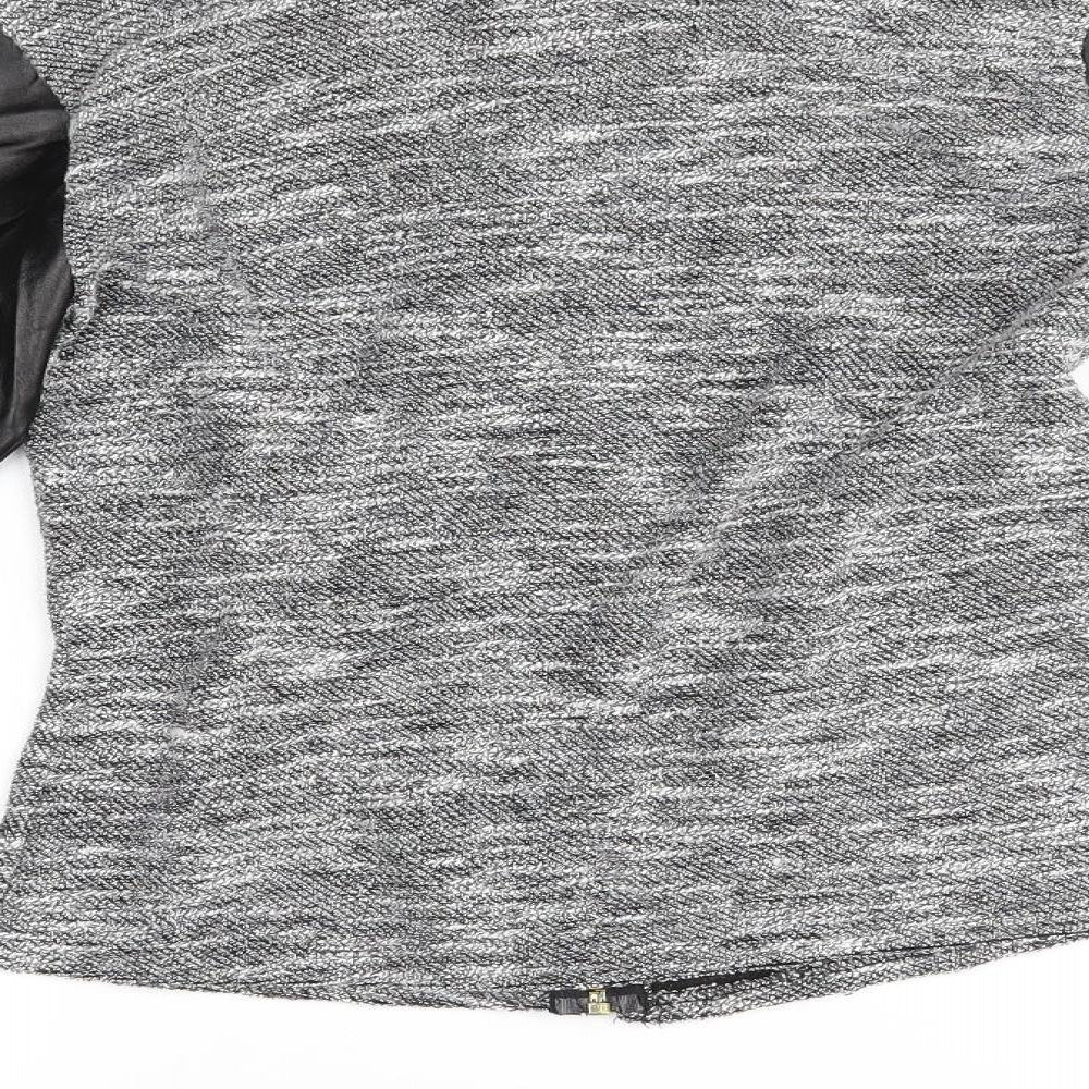 rock & rags Womens Grey   Full Zip Jumper Size XS