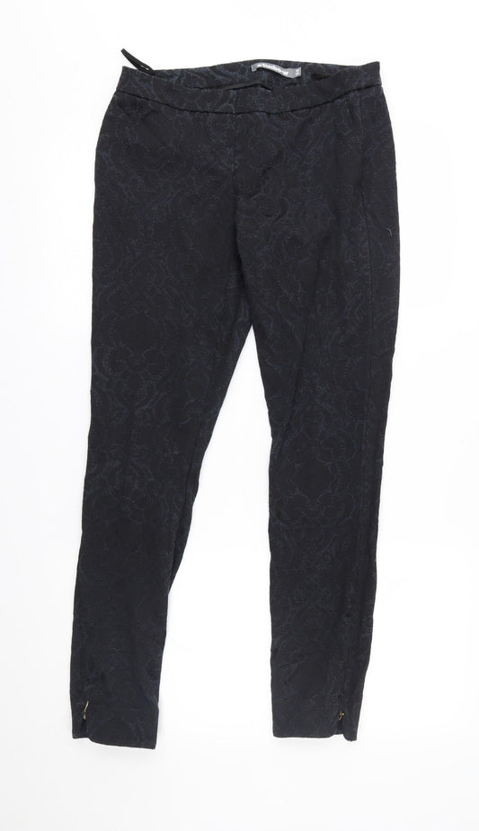 Woolworhts Womens Black   Trousers  Size 10 L30 in