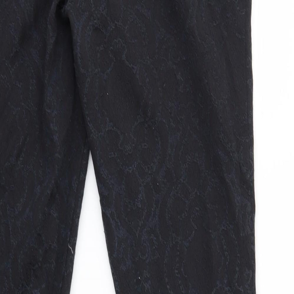 Woolworhts Womens Black   Trousers  Size 10 L30 in