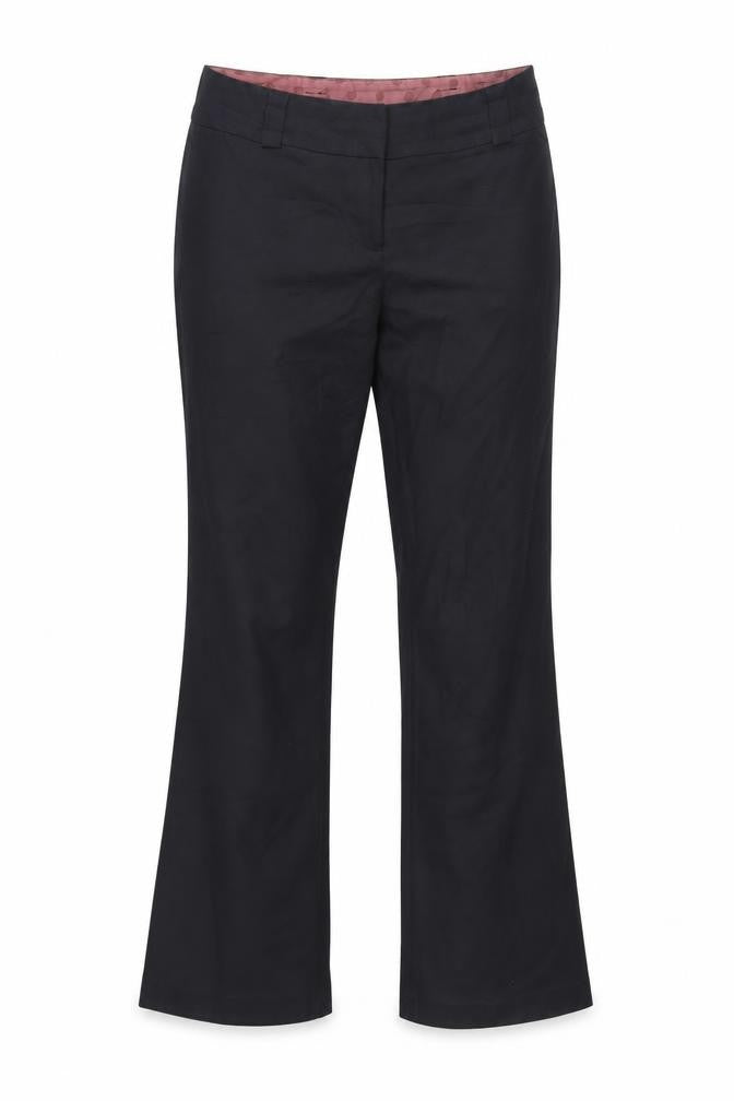 New Look Womens Black   Trousers  Size 12 L28 in -