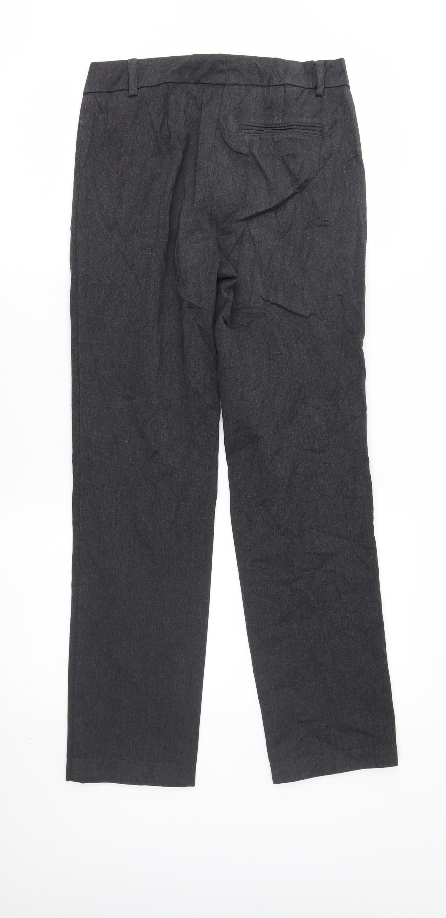 M&S Womens Grey   Trousers  Size 6 L27 in