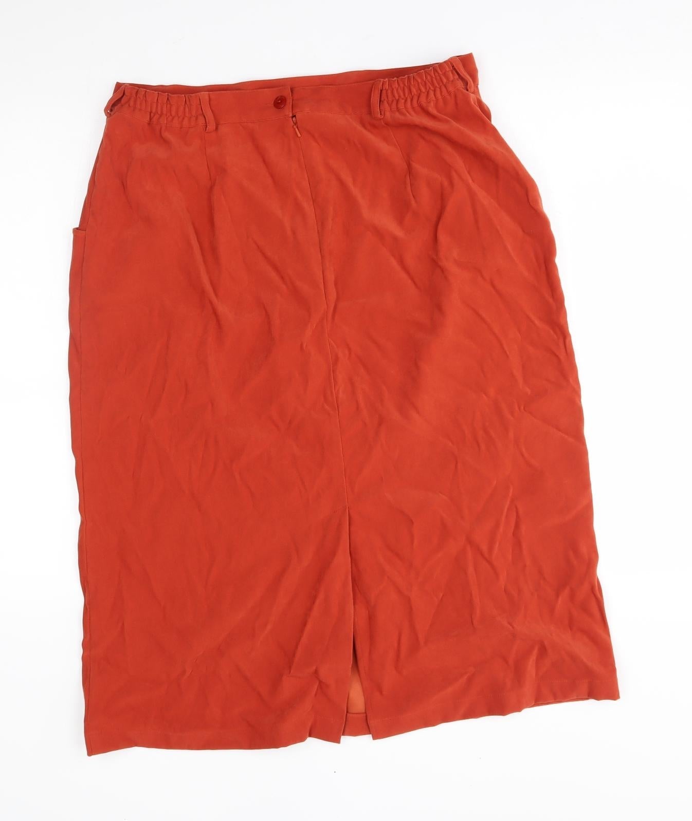 Jumper Womens Orange   A-Line Skirt Size 18