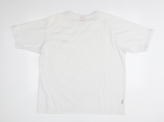 Slazenger Womens White   Basic T-Shirt Size 3XL