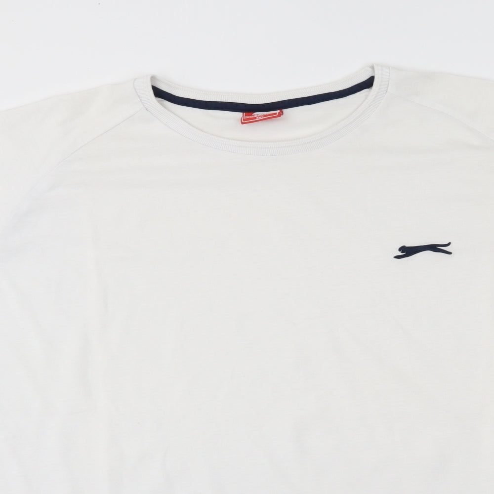 Slazenger Womens White   Basic T-Shirt Size 3XL