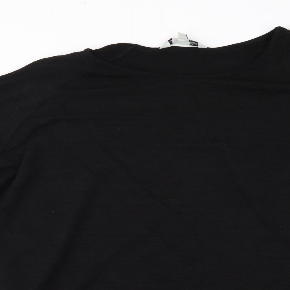 Yumi Womens Black   Pullover Jumper Size 10