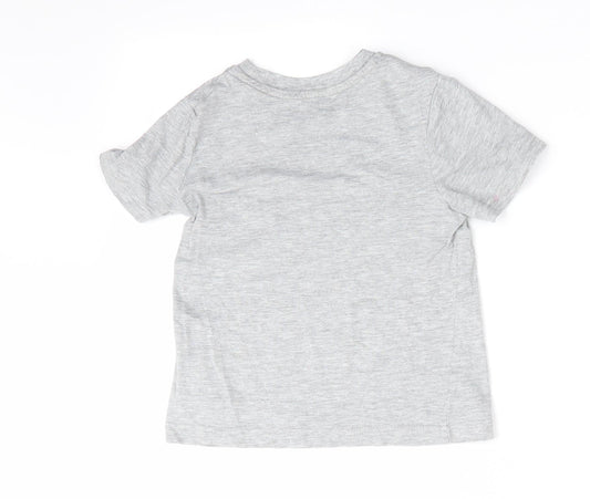 George Boys Grey   Basic T-Shirt Size 2-3 Years