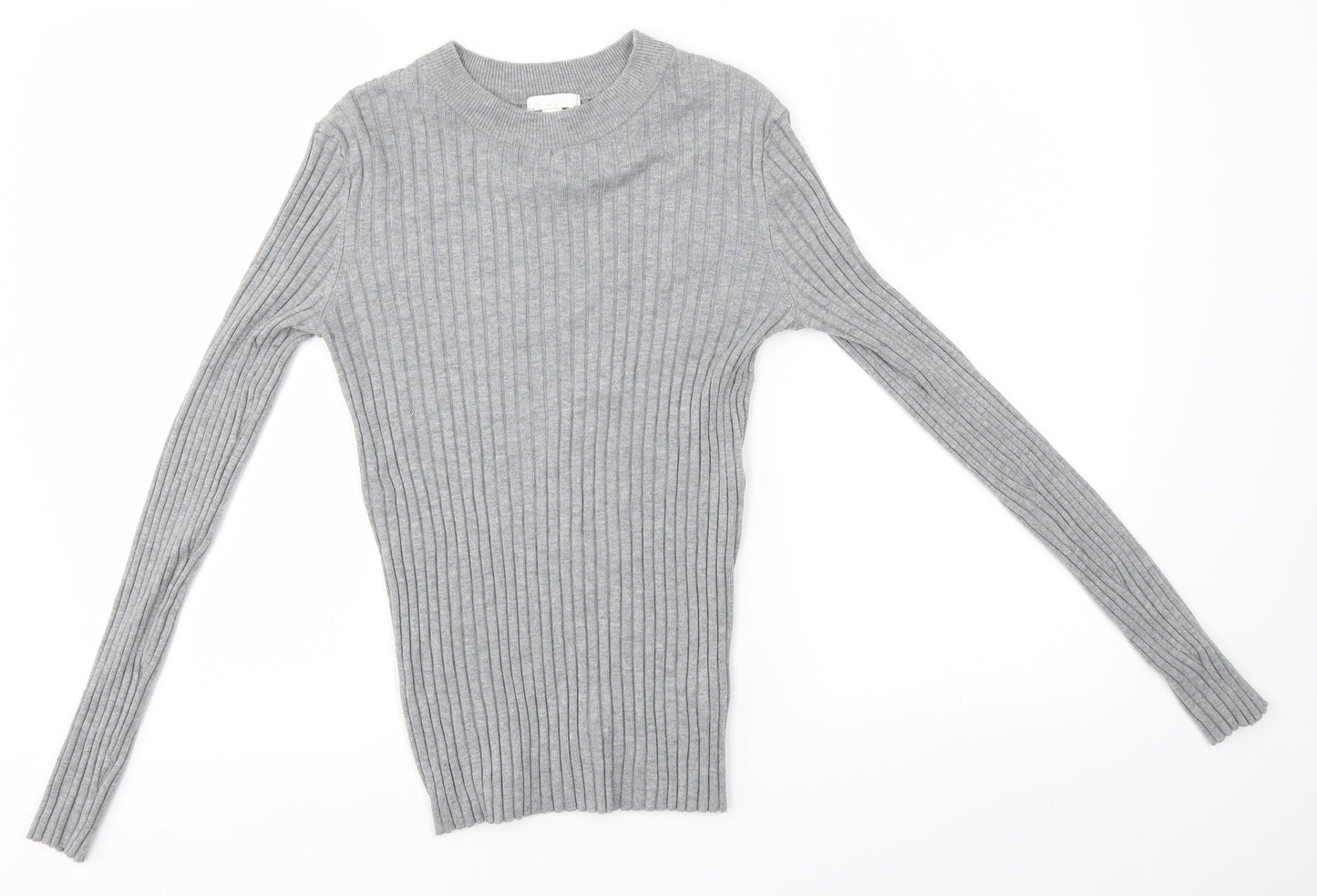 H&M Womens Grey   Pullover Jumper Size S