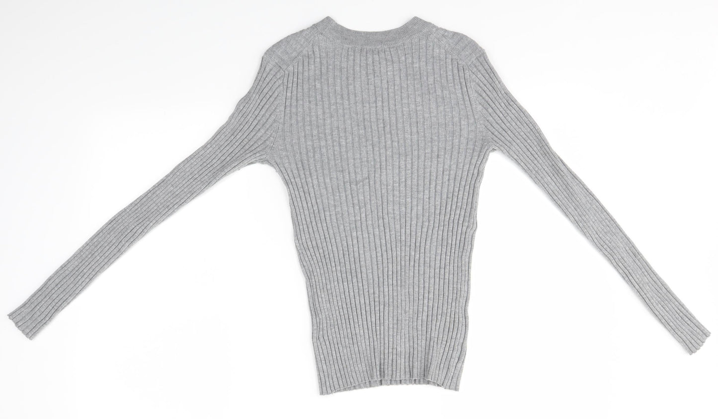 H&M Womens Grey   Pullover Jumper Size S