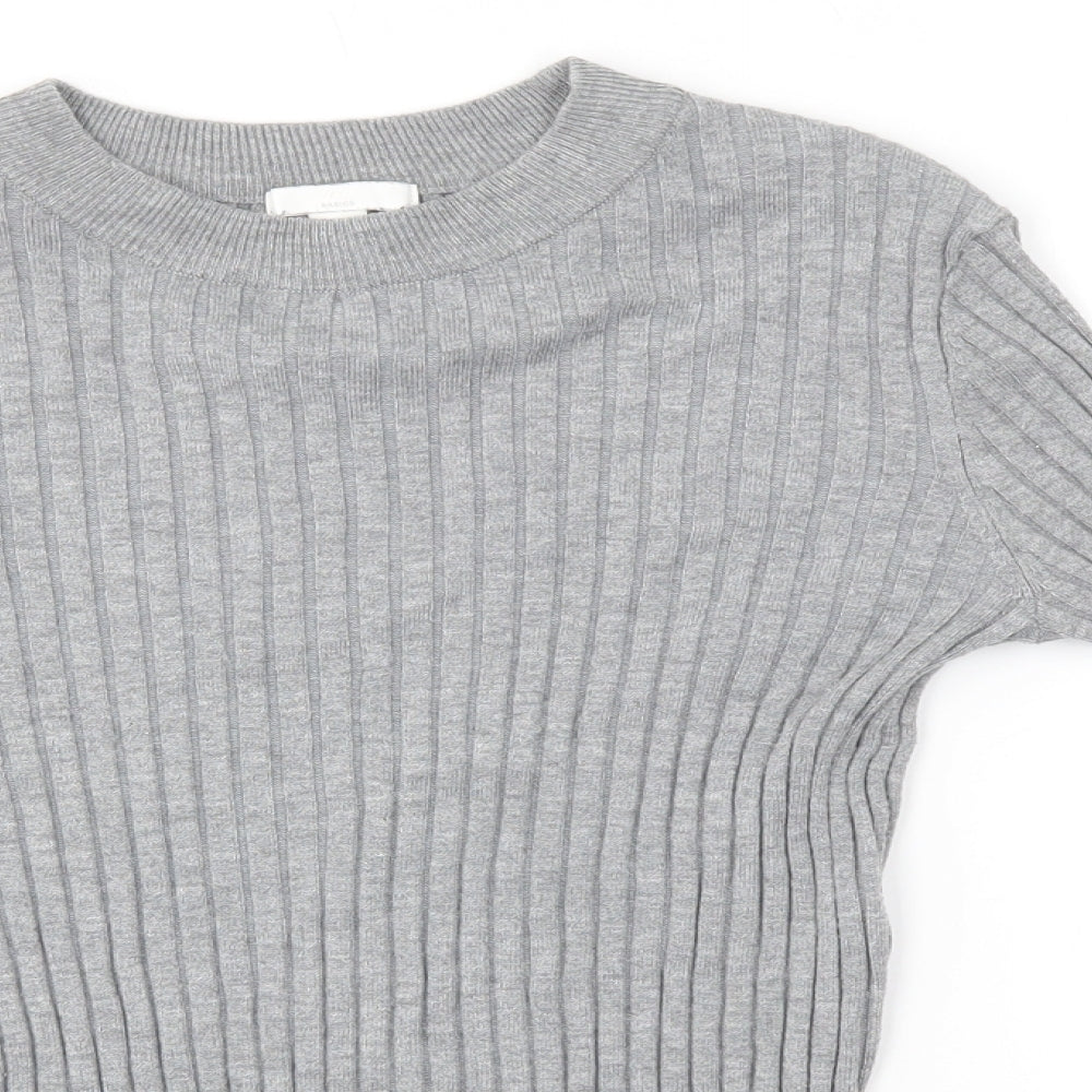 H&M Womens Grey   Pullover Jumper Size S