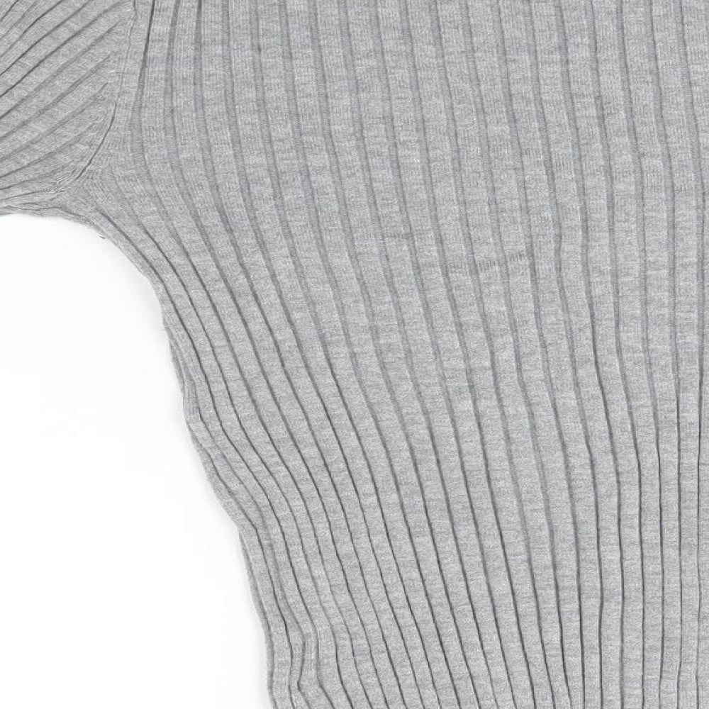 H&M Womens Grey   Pullover Jumper Size S