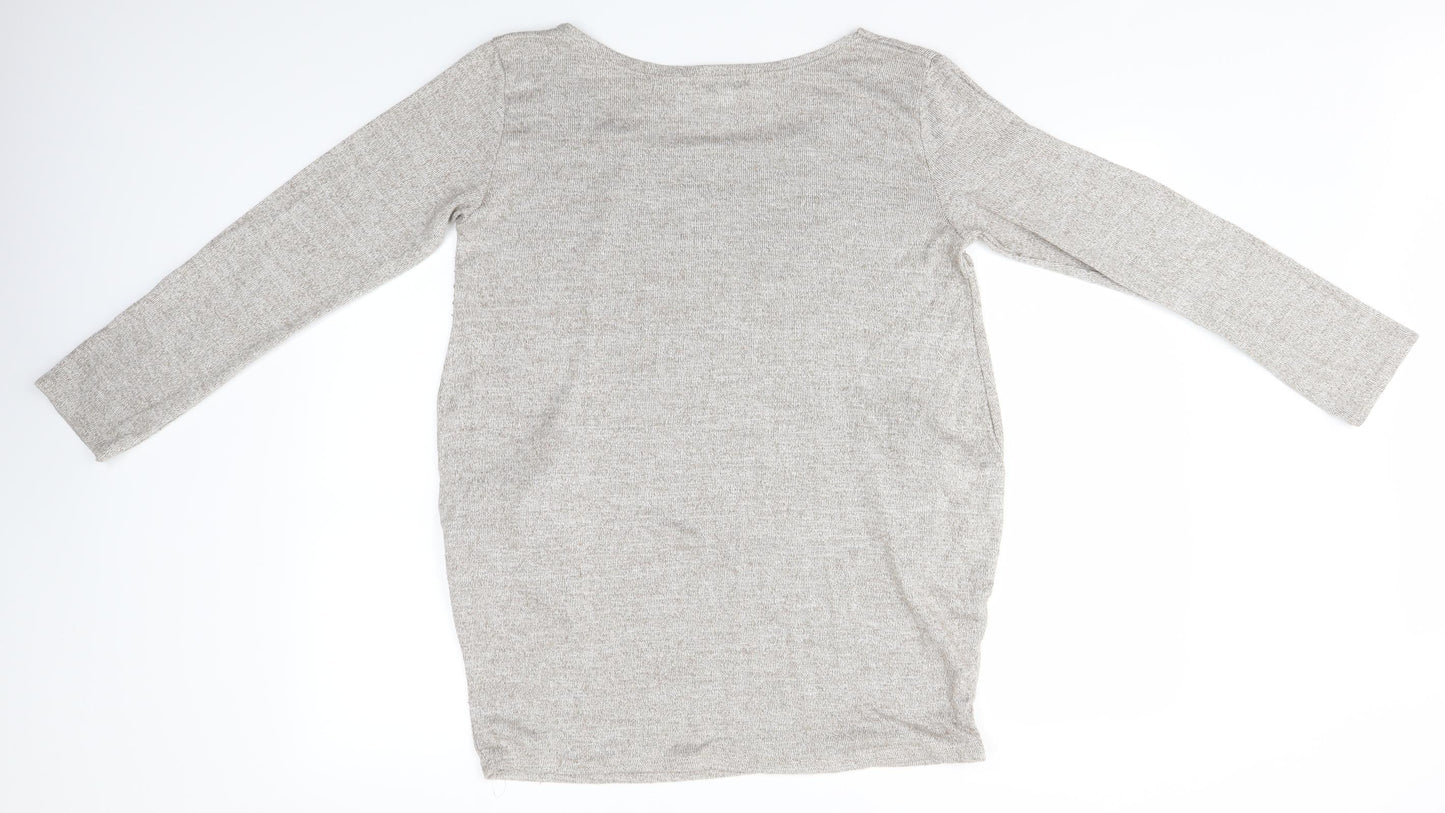 Apricot Womens Grey   Pullover Jumper Size M