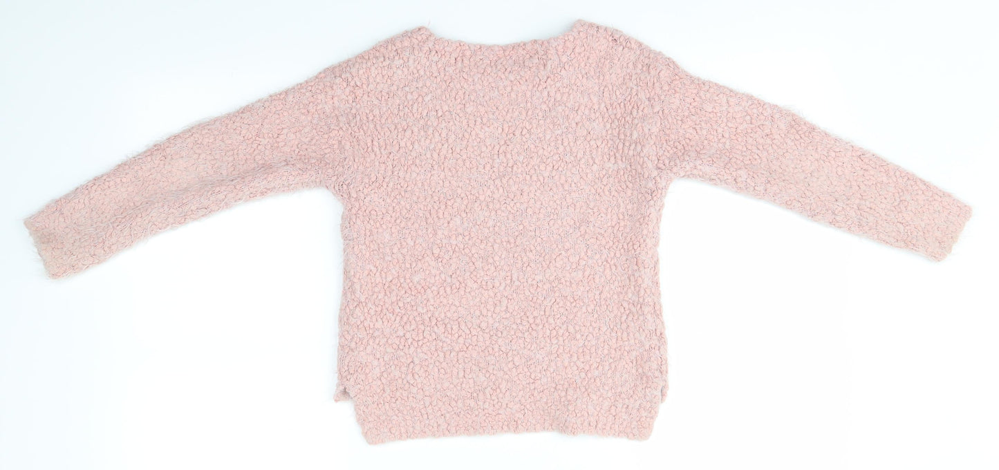 TU Girls Black   Pullover Jumper Size 7 Years