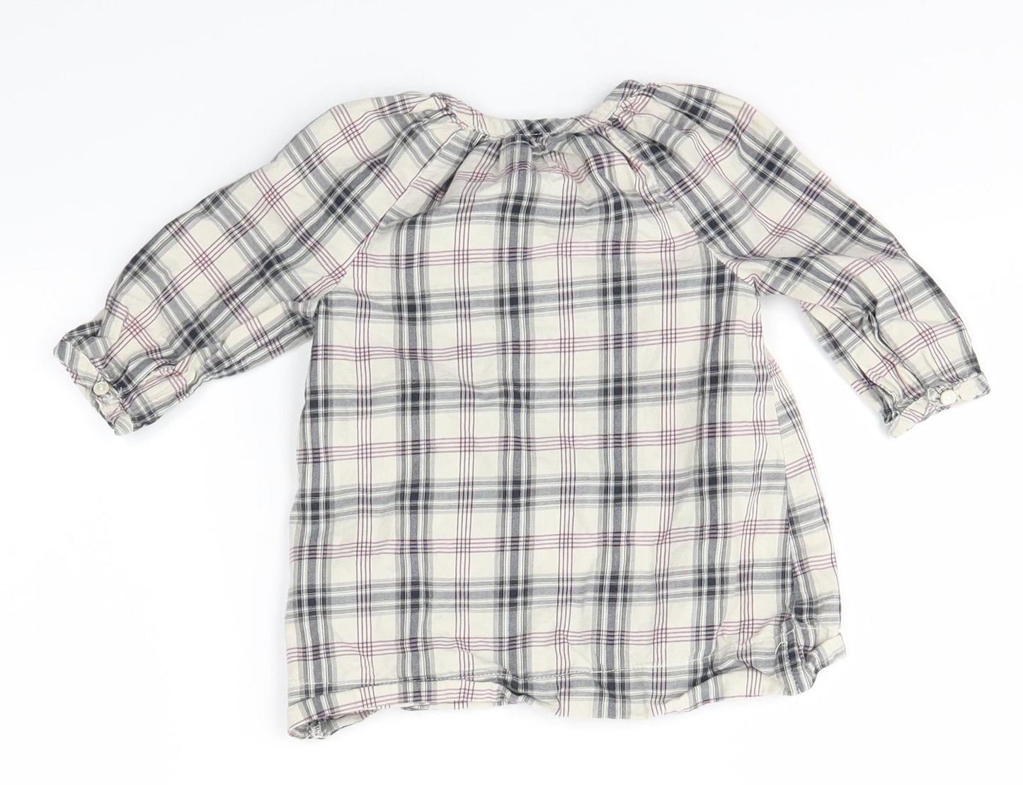H&M Girls Multicoloured Check  A-Line  Size 3-6 Months