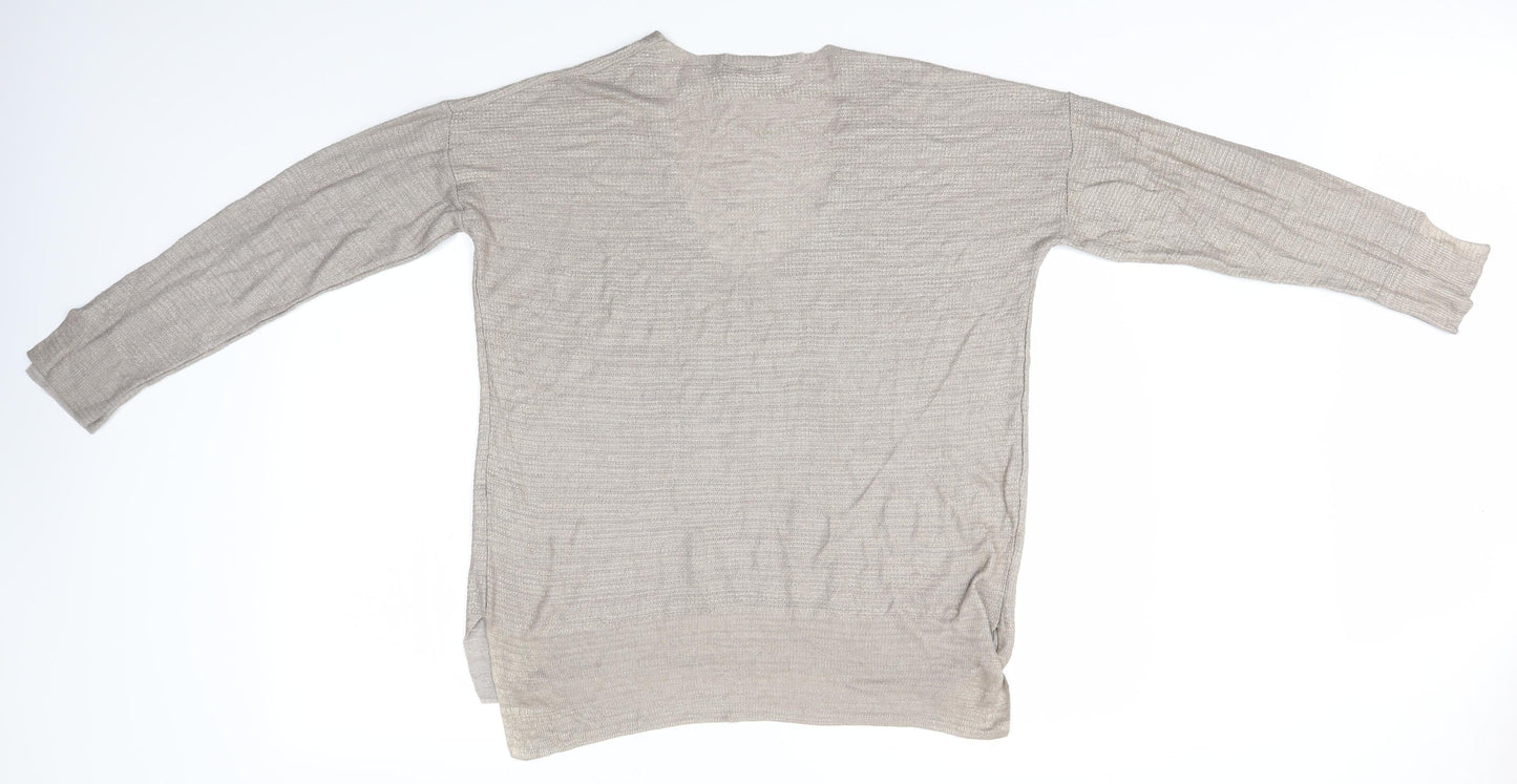 Zara Womens Brown   Pullover Jumper Size L