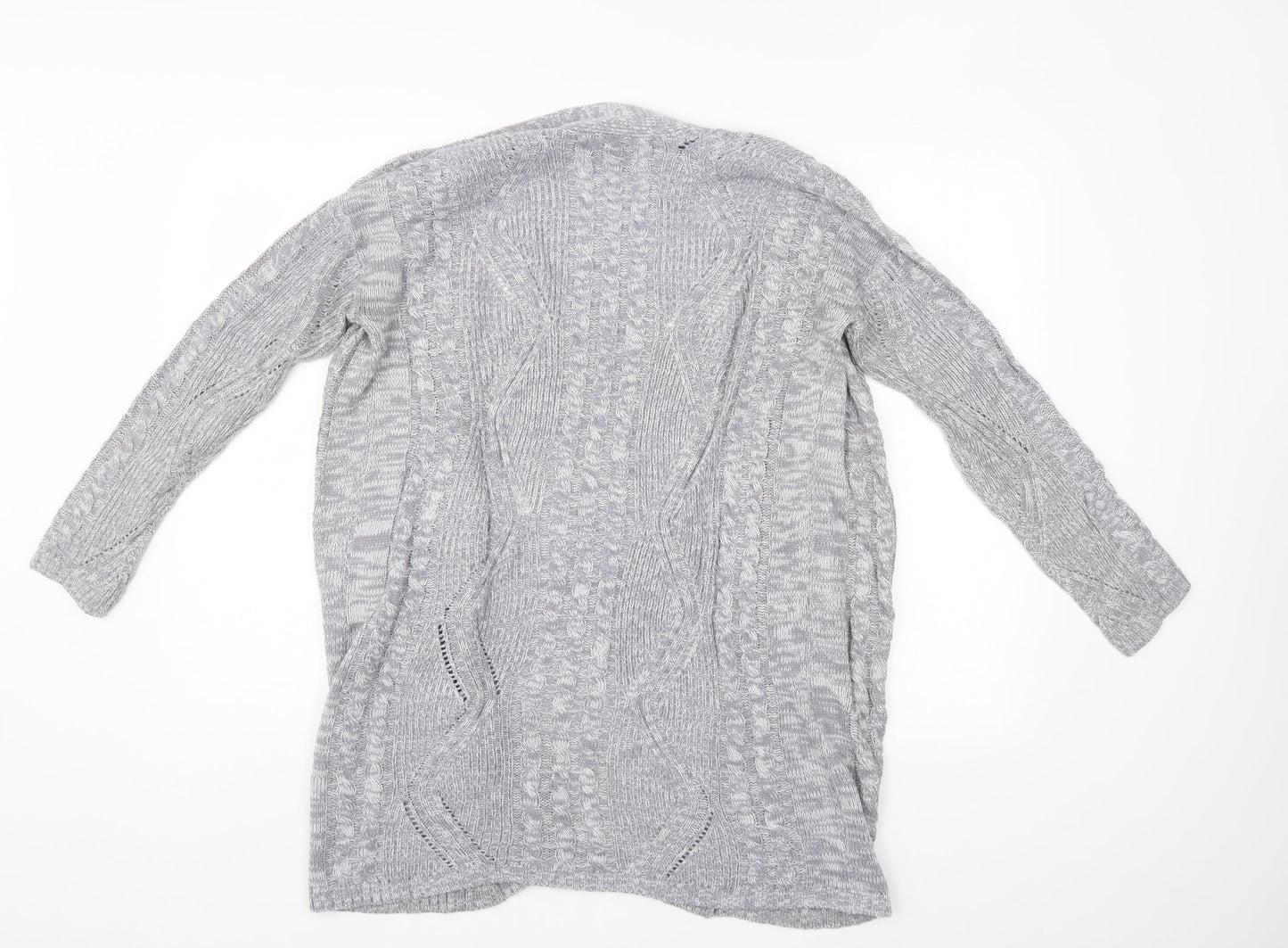 Papaya Womens Grey   Cardigan Jumper Size S