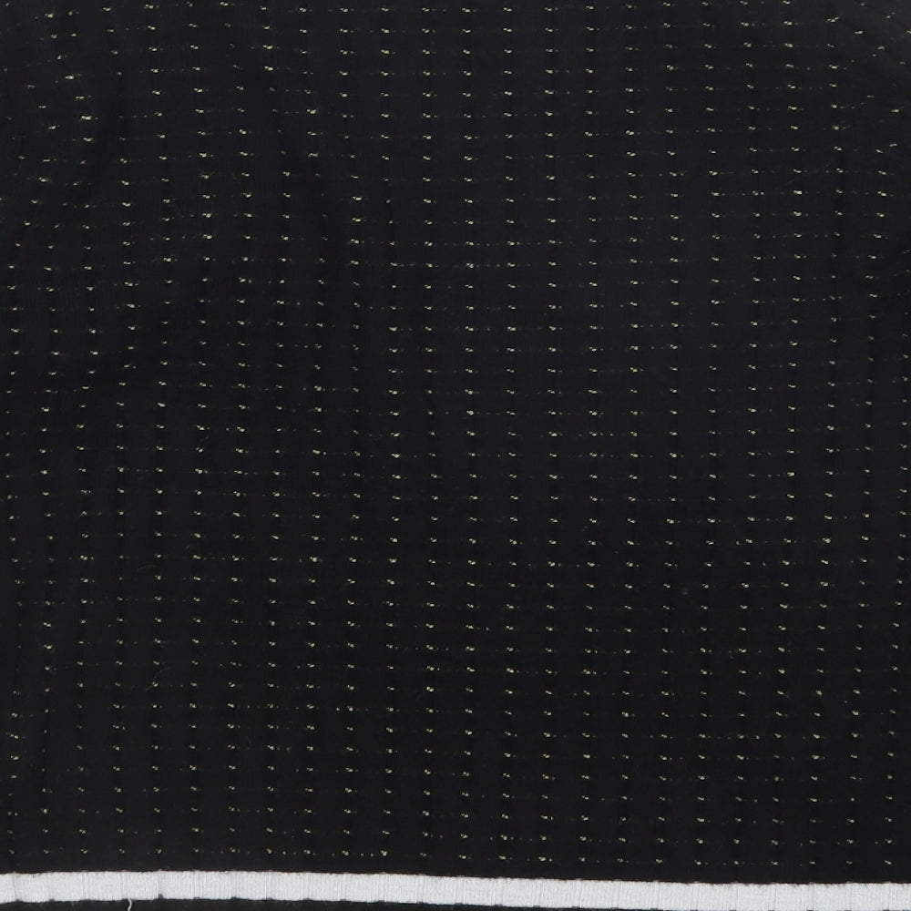 pimkle Womens Black Polka Dot  Pullover Jumper Size L