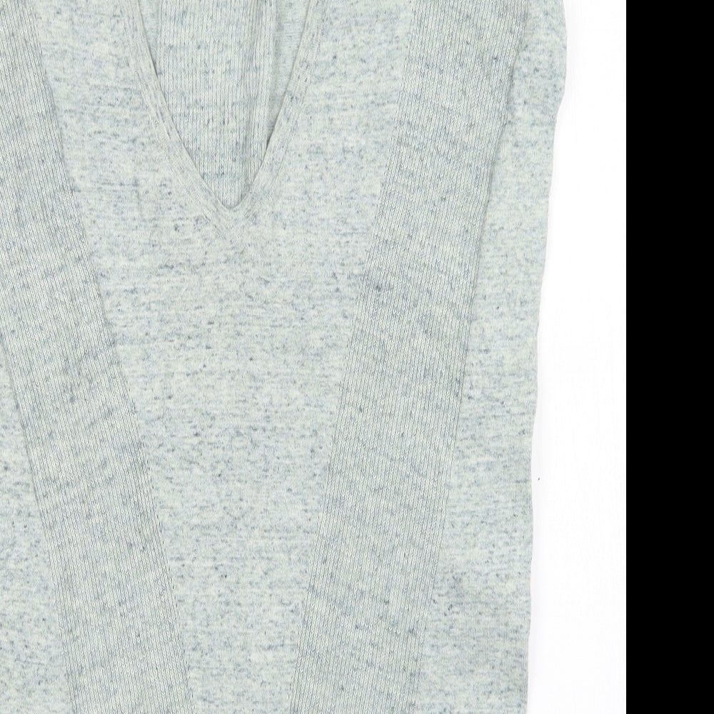 Warehouse Womens Green   Vest Jumper Size 8