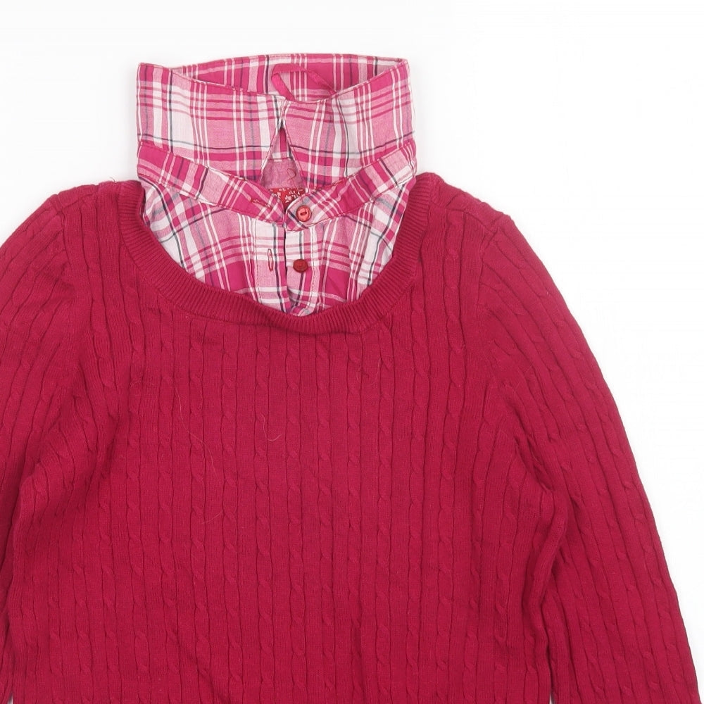 Debenhams Womens Pink   Pullover Jumper Size 10