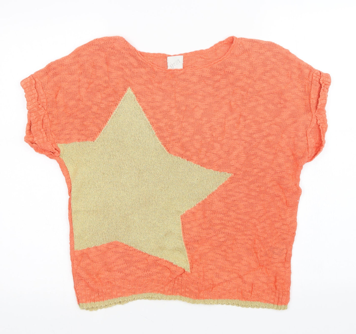 George Womens Orange   Pullover Jumper Size 12