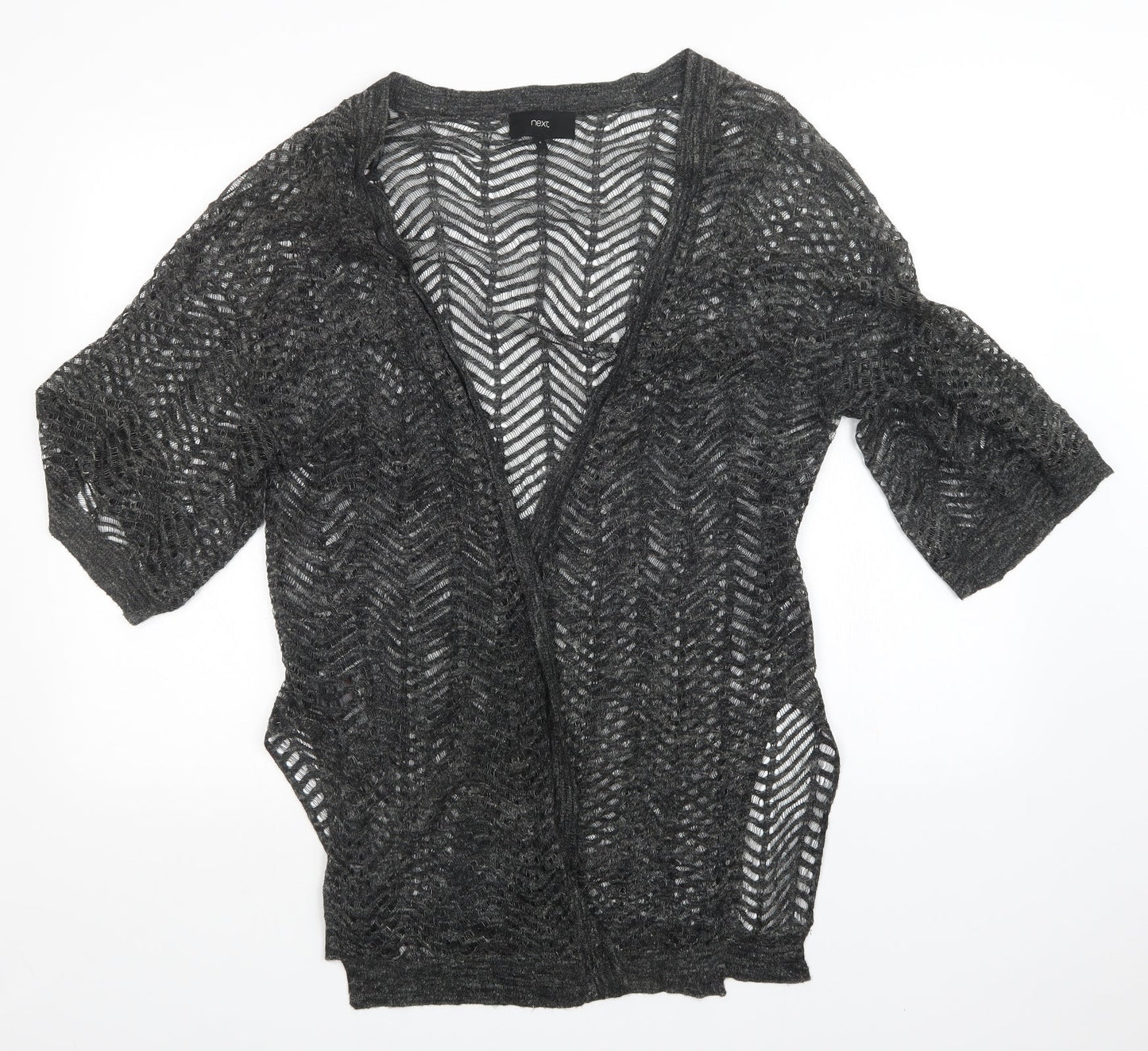 NEXT Womens Grey   Cardigan Jumper Size 8
